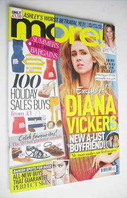 <!--2011-08-01-->More magazine - Diana Vickers cover (1 August 2011)