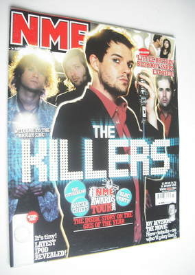 NME magazine - The Killers cover (22 January 2005)