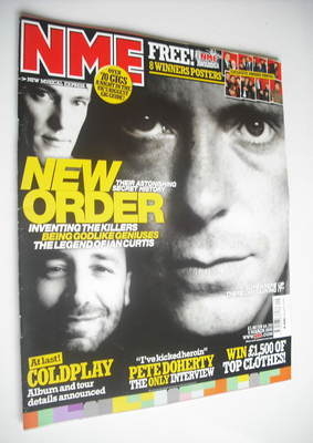 NME magazine - New Order cover (5 March 2005)