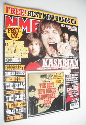NME magazine - Kasabian cover (2 April 2005)