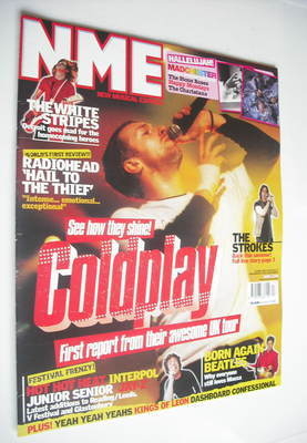 NME magazine - Coldplay cover (26 April 2003)