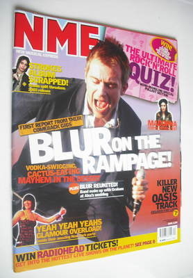 <!--2003-05-17-->NME magazine - Blur cover (17 May 2003)