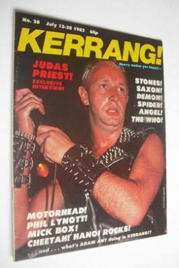 Kerrang magazine - Judas Priest cover (15-28 July 1982 - Issue 20)