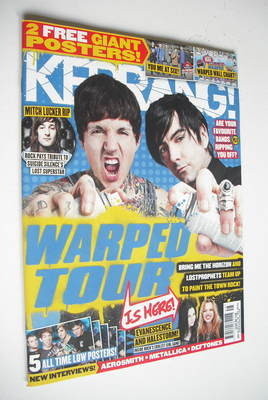Kerrang magazine - Warped Tour cover (10 November 2012 - Issue 1440)