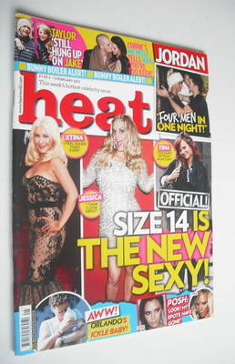 <!--2011-02-05-->Heat magazine - Size 14 Is The New Sexy cover (5-11 Februa
