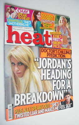 <!--2011-01-29-->Heat magazine - Jordan cover (29 January - 4 February 2011