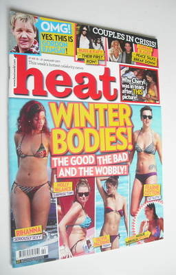 Heat magazine - Winter Bodies cover (15-21 January 2011)