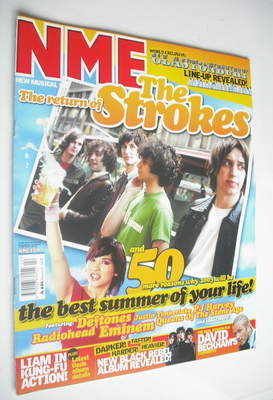 NME magazine - The Strokes cover (31 May 2003)