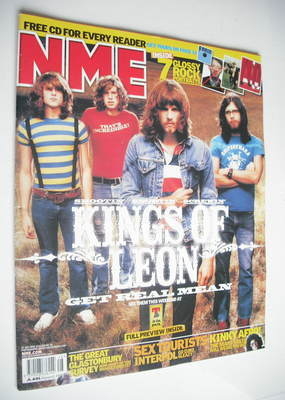 NME magazine - Kings Of Leon cover (12 July 2003)