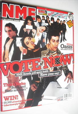 NME magazine - NME Awards Poll cover (22 November 2003)