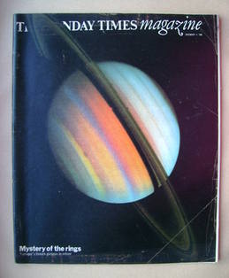 The Sunday Times magazine - Saturn cover (14 December 1980)