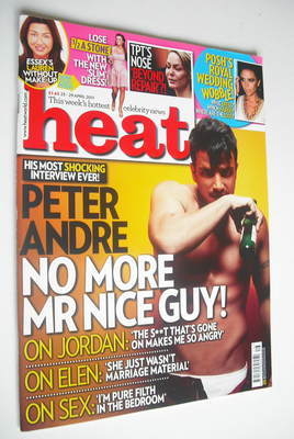 <!--2011-04-23-->Heat magazine - Peter Andre cover (23-29 April 2011)