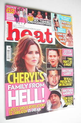 Heat magazine - Cheryl Cole cover (16-22 April 2011)