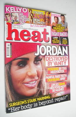 <!--2011-04-09-->Heat magazine - Jordan cover (9-15 April 2011)
