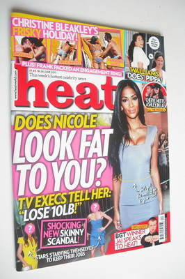<!--2011-06-18-->Heat magazine - Nicole Scherzinger cover (18-24 June 2011)