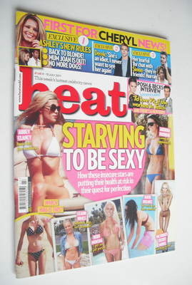 <!--2011-07-09-->Heat magazine - Starving To Be Sexy cover (9-15 July 2011)