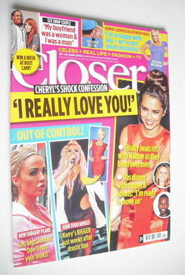 <!--2012-06-23-->Closer magazine - Cheryl Cole cover (23-29 June 2012)