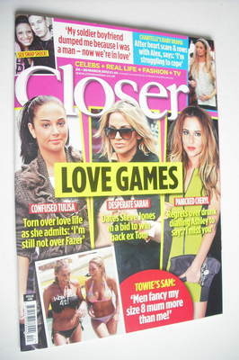 <!--2012-03-24-->Closer magazine - Love Games cover (24-30 March 2012)