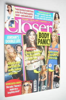 <!--2012-02-18-->Closer magazine - Body Panic cover (18-24 February 2012)