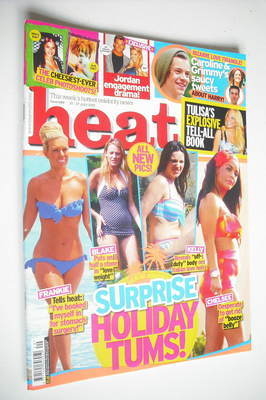 Heat magazine - Surprise Holiday Tums cover (21-27 July 2012)