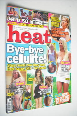 Heat magazine - Bye Bye Cellulite cover (30 June - 6 July 2012)
