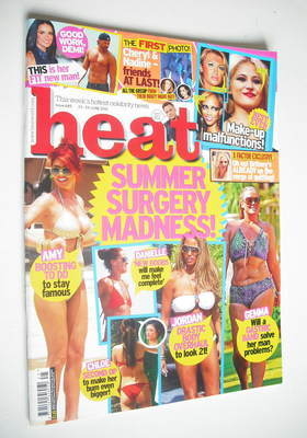 Heat magazine - Summer Surgery Madness cover (23-29 June 2012)