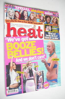 Heat magazine - Booze Bellies cover (31 December 2011 - 6 January 2012)