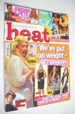 Heat magazine - We've Put On Weight cover (7-13 January 2012)