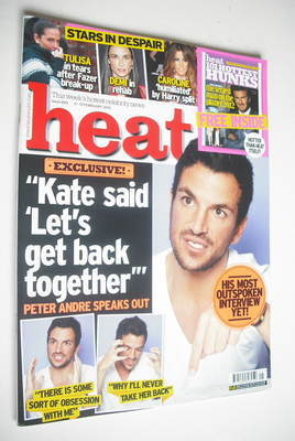 Heat magazine - Peter Andre cover (4-10 February 2012)