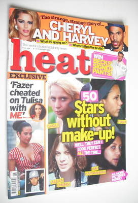 Heat magazine - Stars Without Make-up cover (11-17 February 2012)