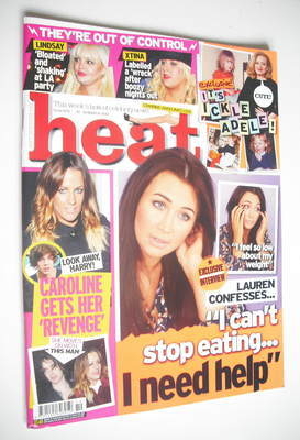 <!--2012-03-10-->Heat magazine - Lauren Goodger cover (10-16 March 2012)
