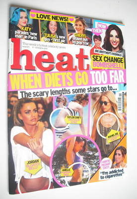 Heat magazine - When Diets Go Too Far cover (17-23 March 2012)