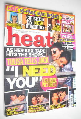 <!--2012-04-07-->Heat magazine - Tulisa Contostavlos cover (7-13 April 2012