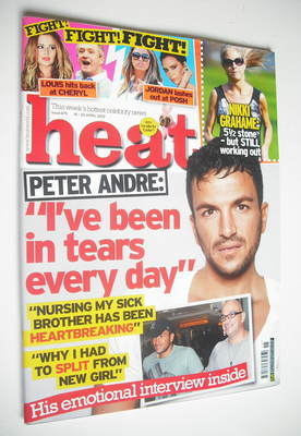 <!--2012-04-14-->Heat magazine - Peter Andre cover (14-20 April 2012)