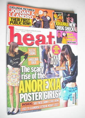 <!--2012-04-28-->Heat magazine - Anorexia Poster Girls cover (28 April - 4 