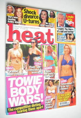 <!--2012-05-19-->Heat magazine - Towie Body Wars cover (19-25 May 2012)