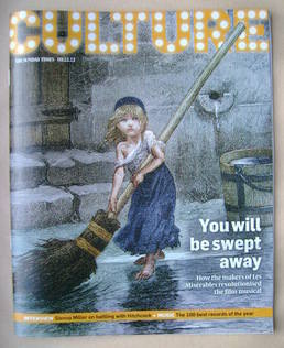 Culture magazine - Les Miserables cover (9 December 2012)