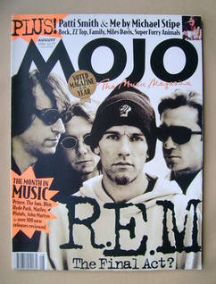 MOJO magazine - R.E.M. cover (August 1996 - Issue 33)