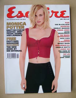Esquire magazine - Monica Potter cover (June 1998)