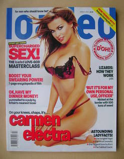 Loaded magazine - Carmen Electra cover (March 2002)