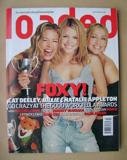 Loaded magazine - Cat Deeley, Billie Piper, Natalie Appleton cover (July 2000)