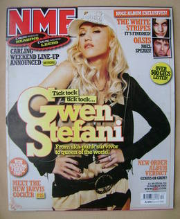 NME magazine - Gwen Stefani cover (26 March 2005)