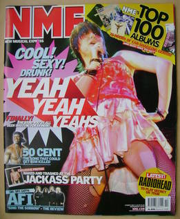 NME magazine - Yeah Yeah Yeahs cover (8 March 2003)
