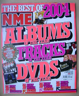 NME magazine - The Best of 2004 cover (11 December 2004)