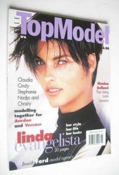 Elle Top Model magazine - Linda Evangelista cover (No. 6)