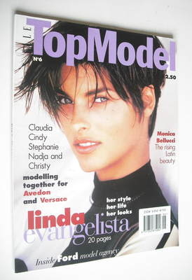 <!--0006-->Elle Top Model magazine - Linda Evangelista cover (No. 6)