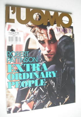 <!--2012-11-->L'Uomo Vogue magazine - November 2012 - Robert Pattinson cove