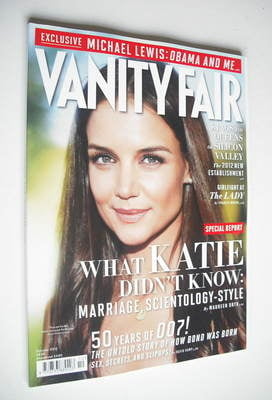 Vanity Fair magazine - Katie Holmes cover (October 2012)
