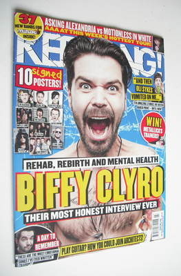 Kerrang magazine - Biffy Clyro cover (19 January 2013 - Issue 1449)