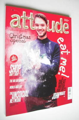 Attitude magazine - John Whaite cover (December 2012 - Issue 225)
